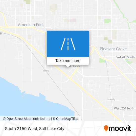 Mapa de South 2150 West