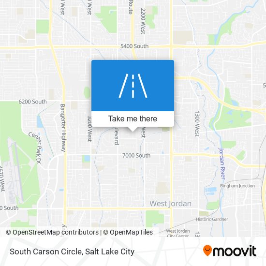 Mapa de South Carson Circle