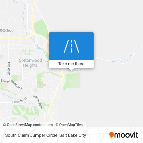 South Claim Jumper Circle map