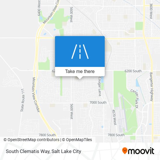 South Clematis Way map