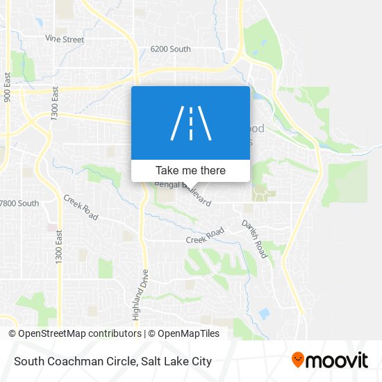 South Coachman Circle map