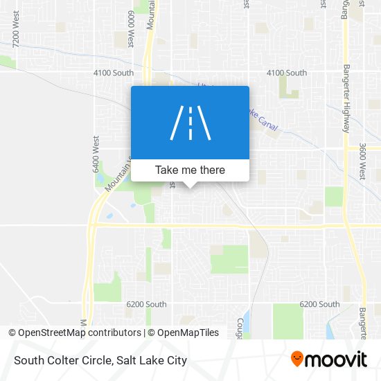 South Colter Circle map