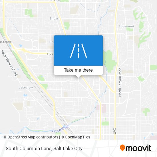 Mapa de South Columbia Lane