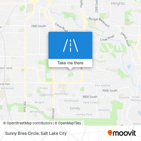 Sunny Brea Circle map