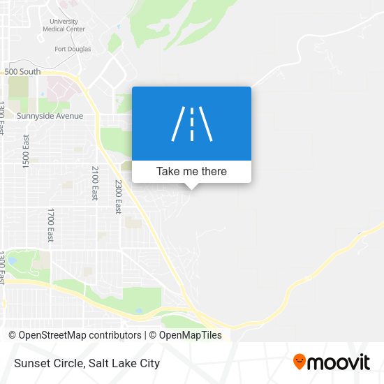 Sunset Circle map