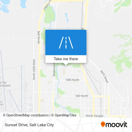 Sunset Drive map