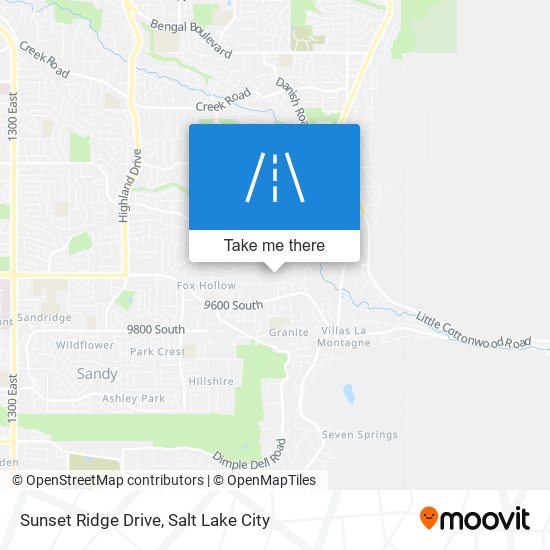 Mapa de Sunset Ridge Drive