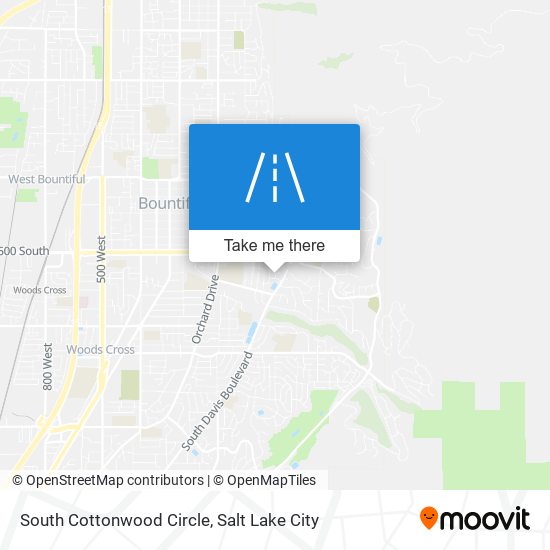 Mapa de South Cottonwood Circle