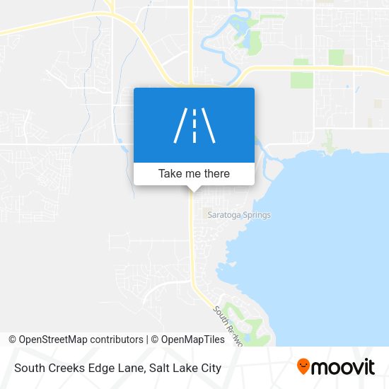 South Creeks Edge Lane map