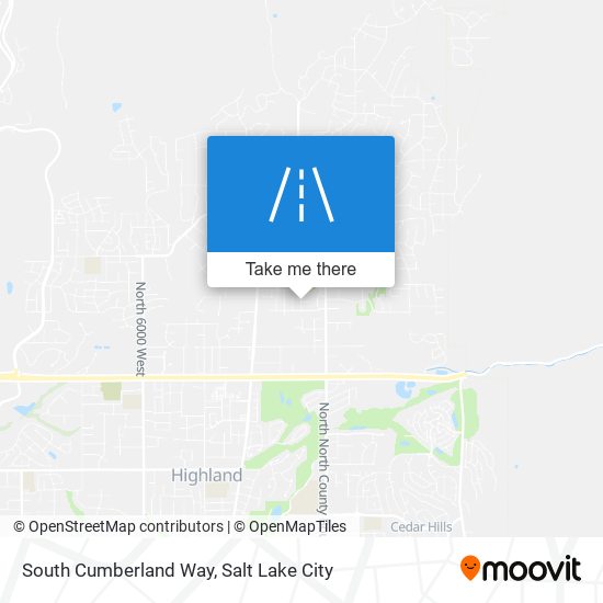 South Cumberland Way map