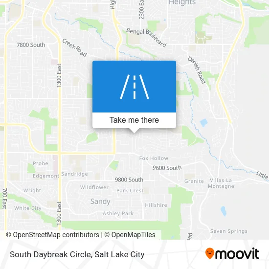 South Daybreak Circle map