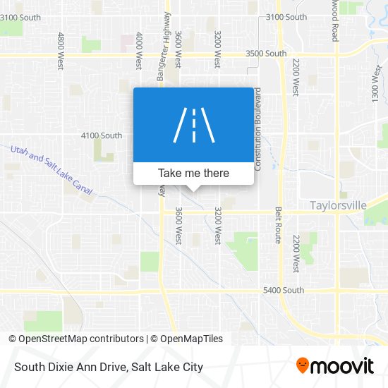 South Dixie Ann Drive map