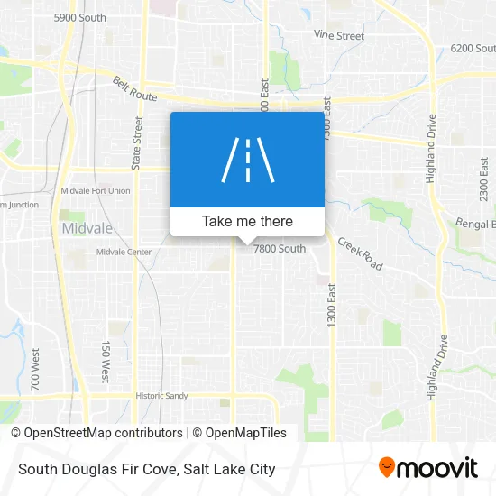 South Douglas Fir Cove map