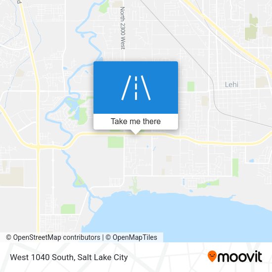 Mapa de West 1040 South