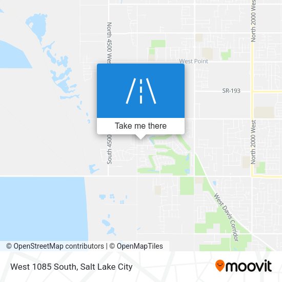 Mapa de West 1085 South