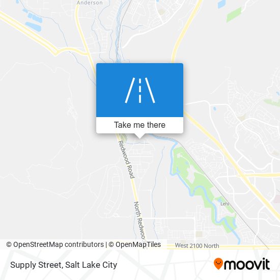 Supply Street map