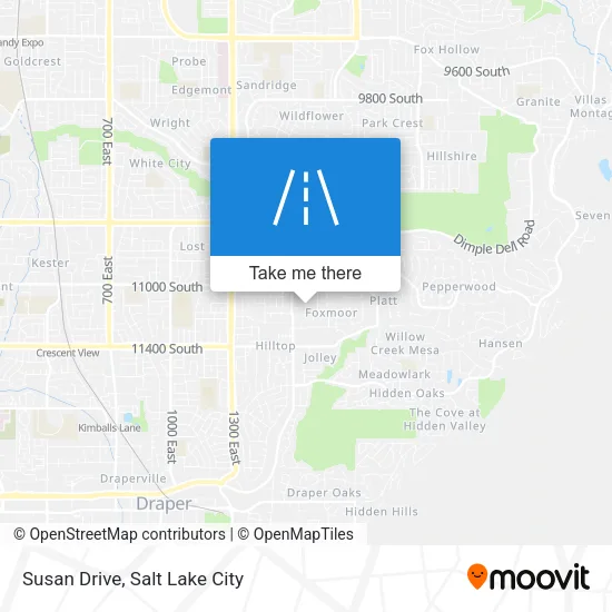 Susan Drive map