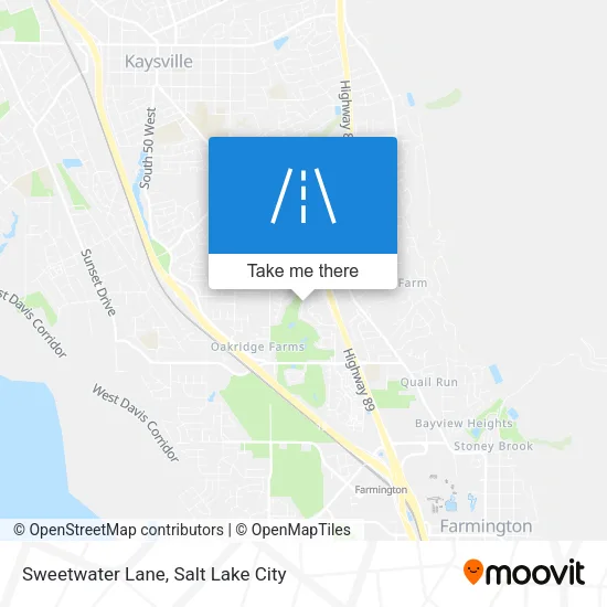 Sweetwater Lane map