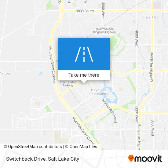 Switchback Drive map