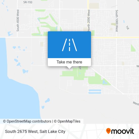Mapa de South 2675 West
