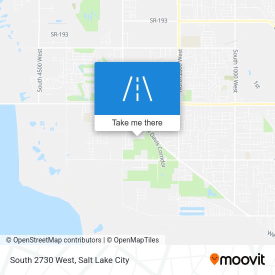 Mapa de South 2730 West