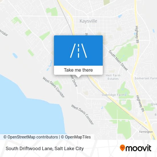 South Driftwood Lane map