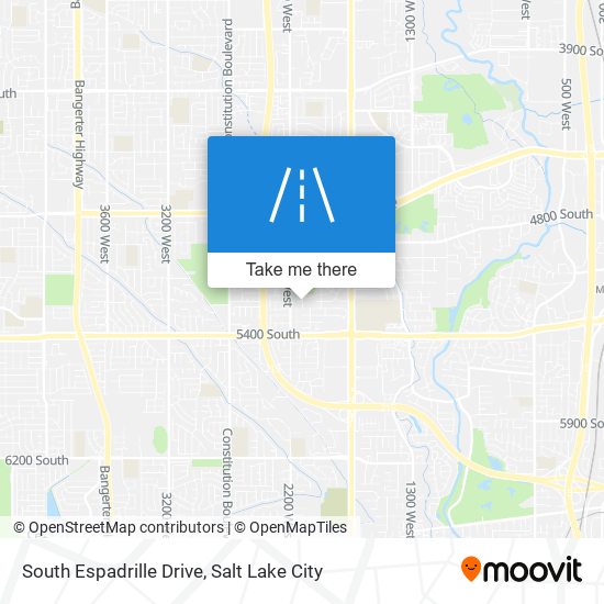 South Espadrille Drive map