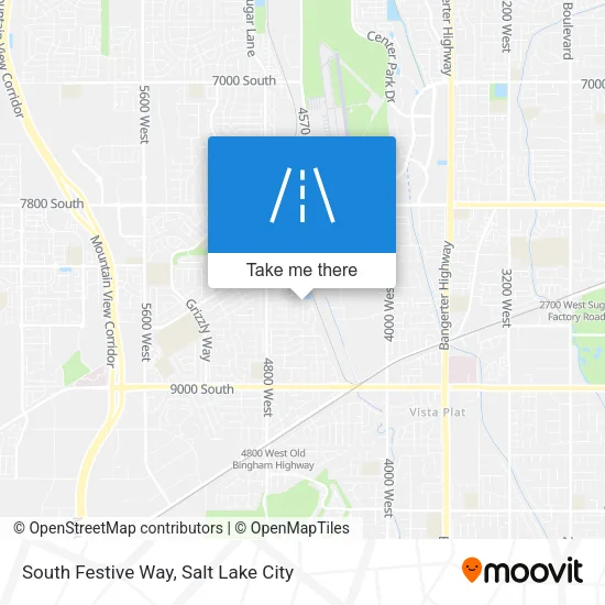 South Festive Way map
