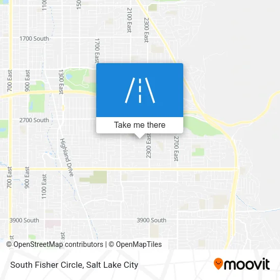 South Fisher Circle map
