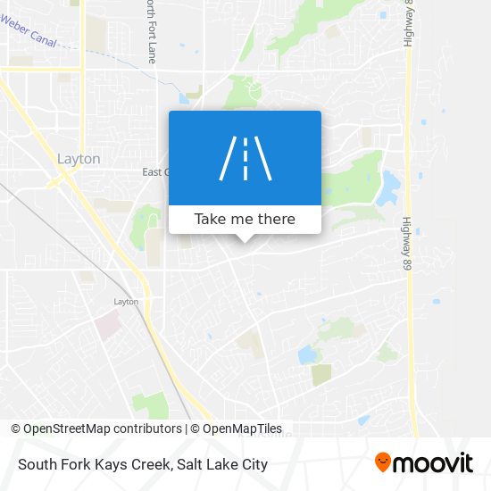 Mapa de South Fork Kays Creek