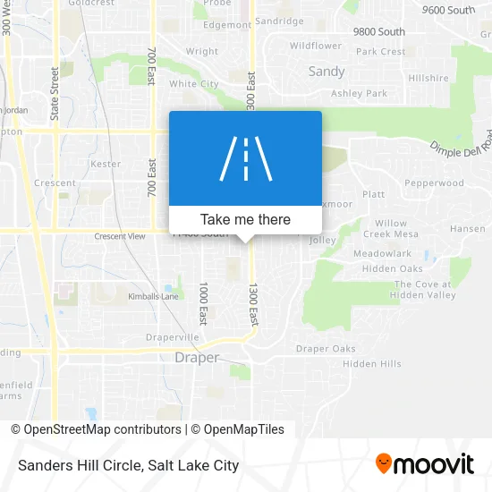 Sanders Hill Circle map