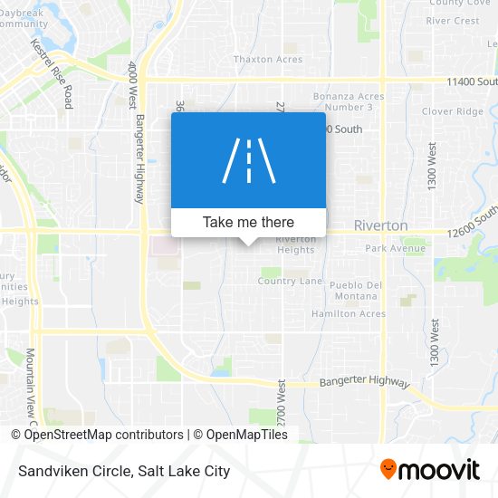 Sandviken Circle map