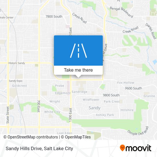 Sandy Hills Drive map