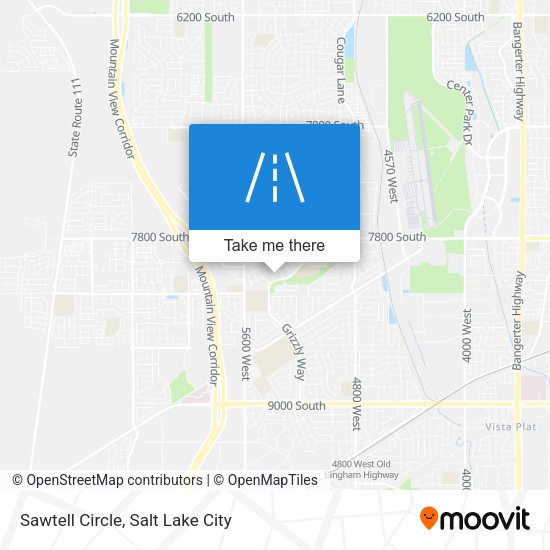Mapa de Sawtell Circle