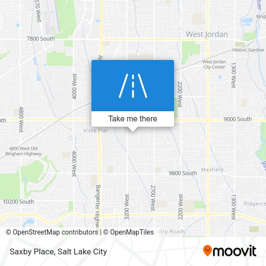 Saxby Place map