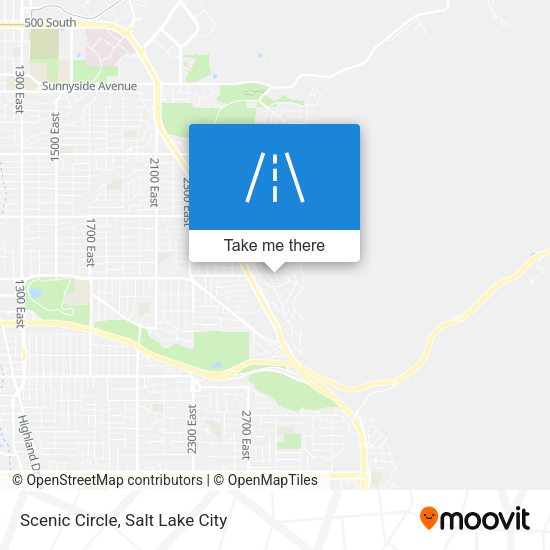Mapa de Scenic Circle