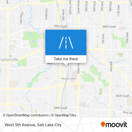 Mapa de West 5th Avenue