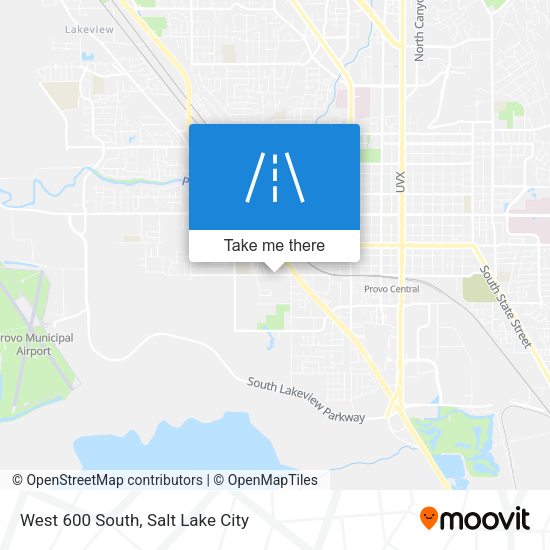 Mapa de West 600 South