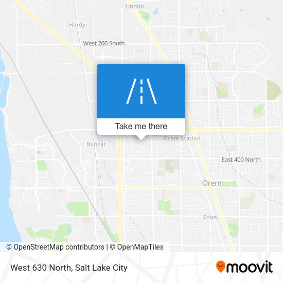 Mapa de West 630 North