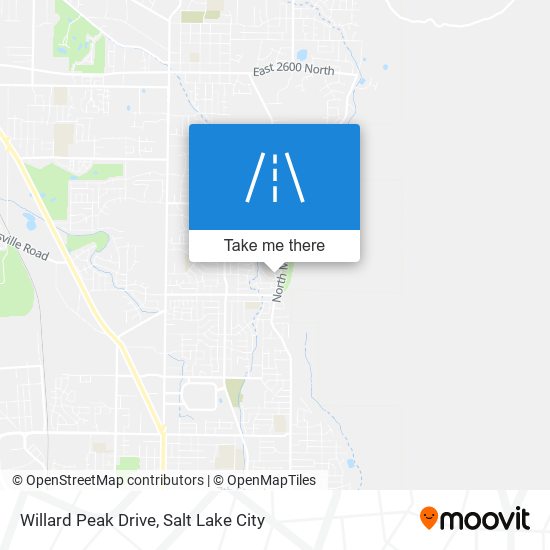 Willard Peak Drive map