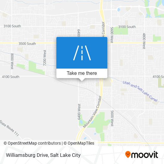 Mapa de Williamsburg Drive