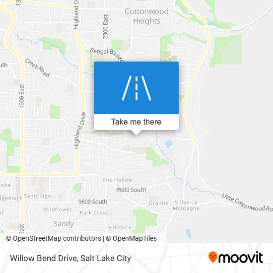 Willow Bend Drive map