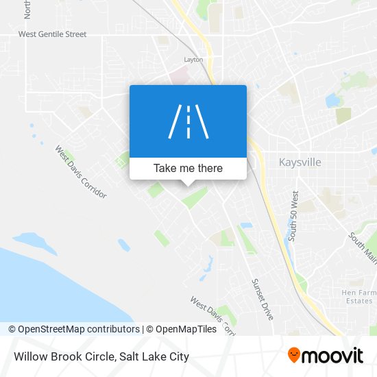 Willow Brook Circle map