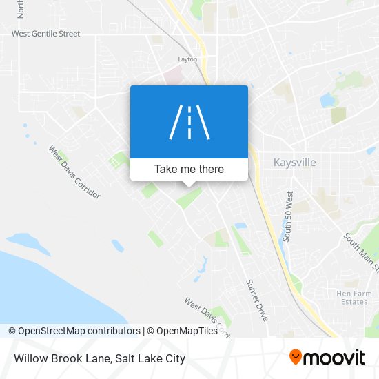 Willow Brook Lane map