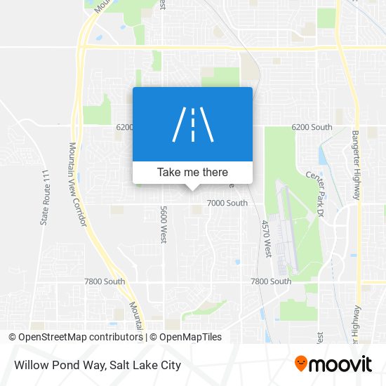 Willow Pond Way map