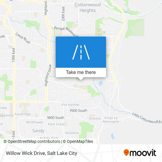 Mapa de Willow Wick Drive