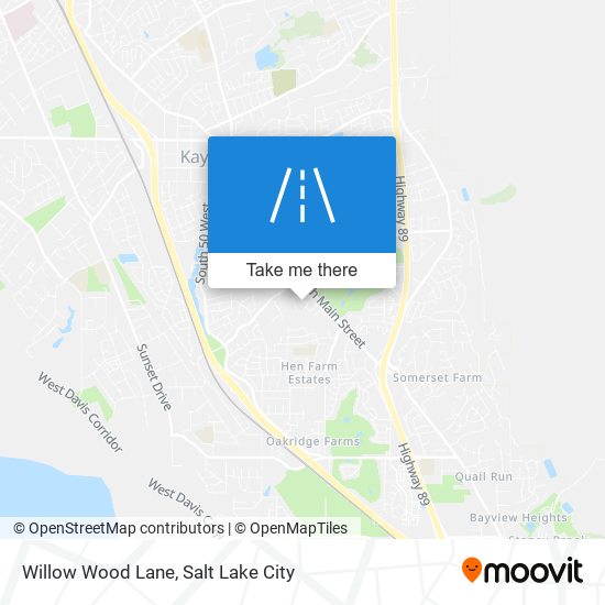 Willow Wood Lane map