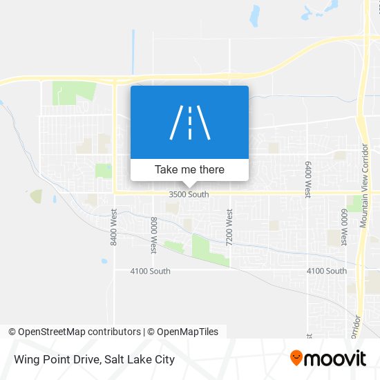 Wing Point Drive map