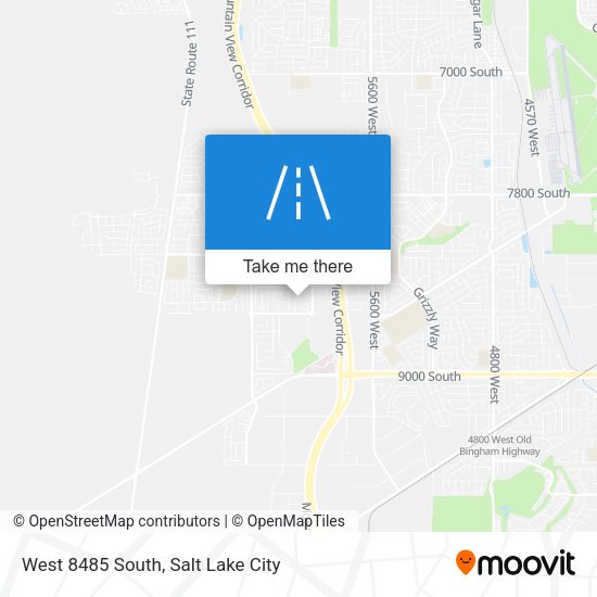 Mapa de West 8485 South