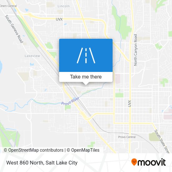 Mapa de West 860 North